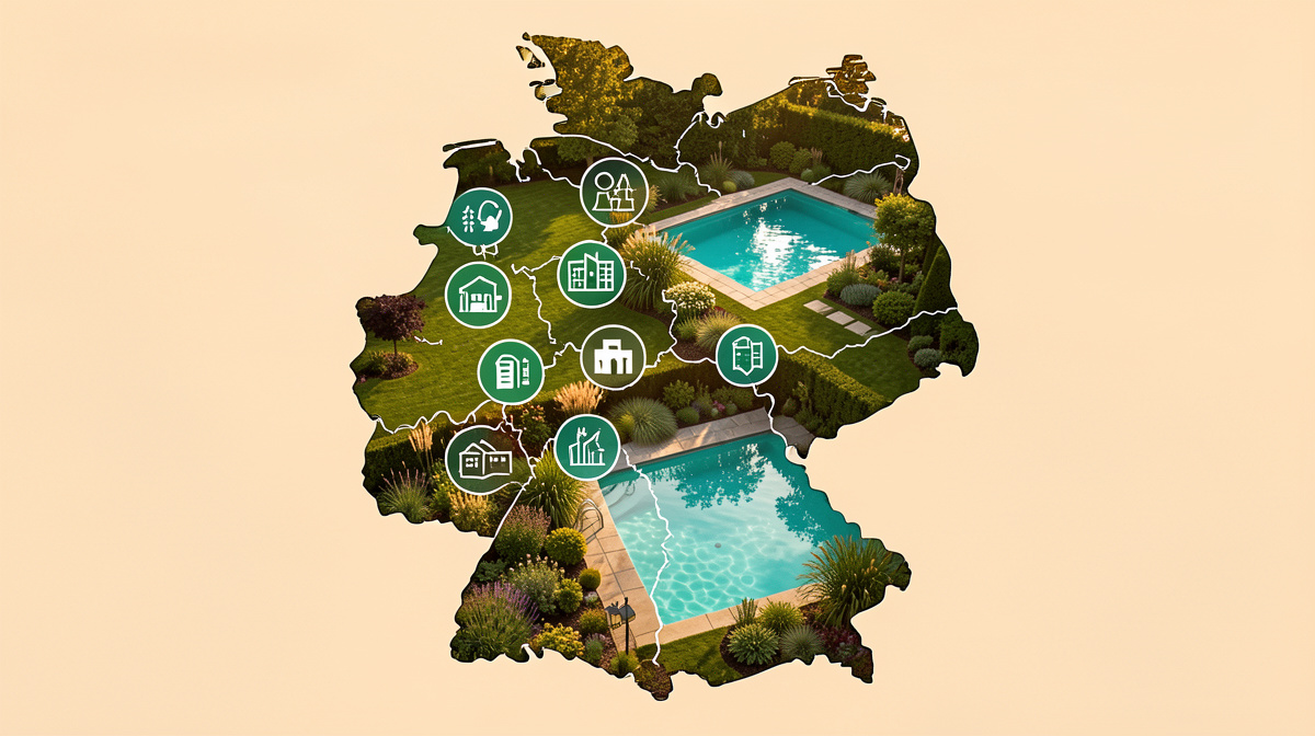 Baugenehmigung Pool: Unterschiede zwischen Bundesländern