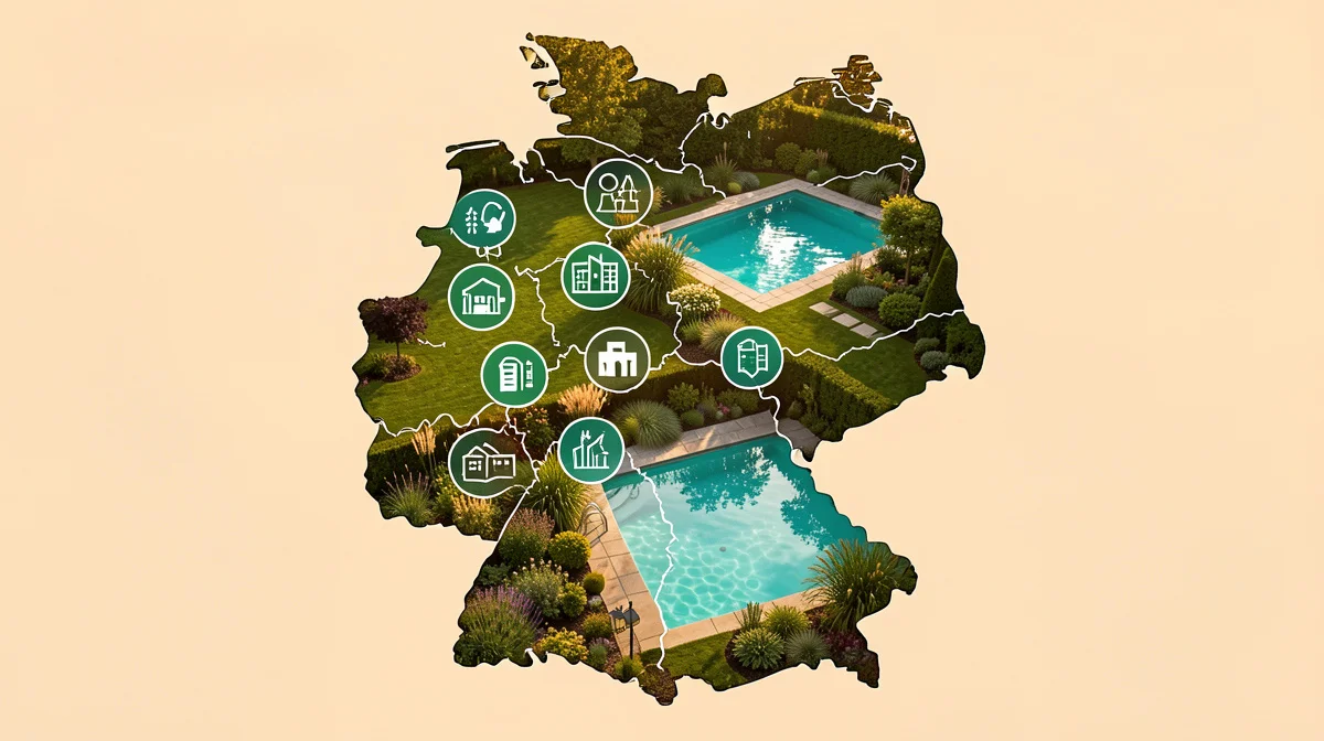Baugenehmigung Pool: Unterschiede zwischen Bundesländern