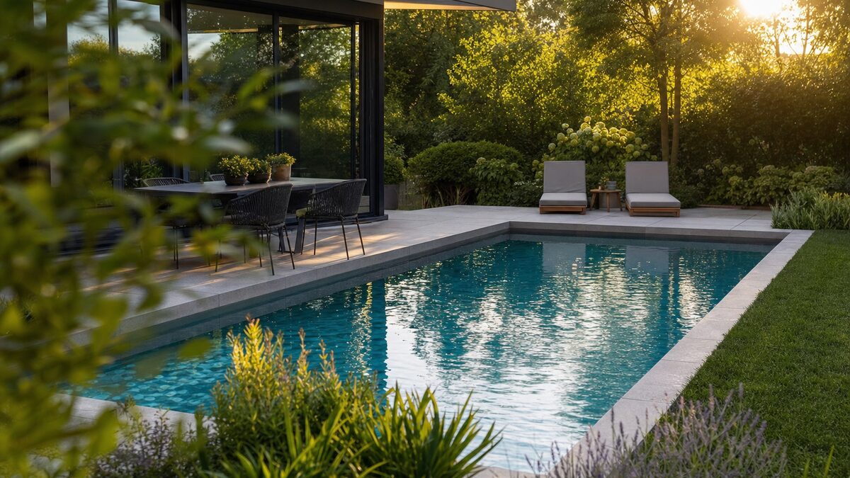 Symbolfoto: Standortwahl: Wo der Pool im Garten am besten steht